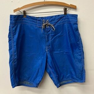 Birdwell Beach Britches Blue Board Shorts - Sz 36, Inseam 8"